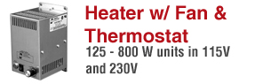 Heater with Fan & Thermostat
