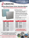 Heavy Duty Screw Cover Junction Boxes