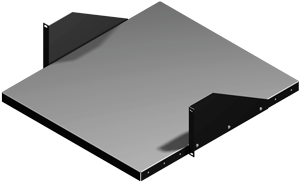 Adjustable Depth Cantilever Rack Mount Shelf - Hammond Mfg.