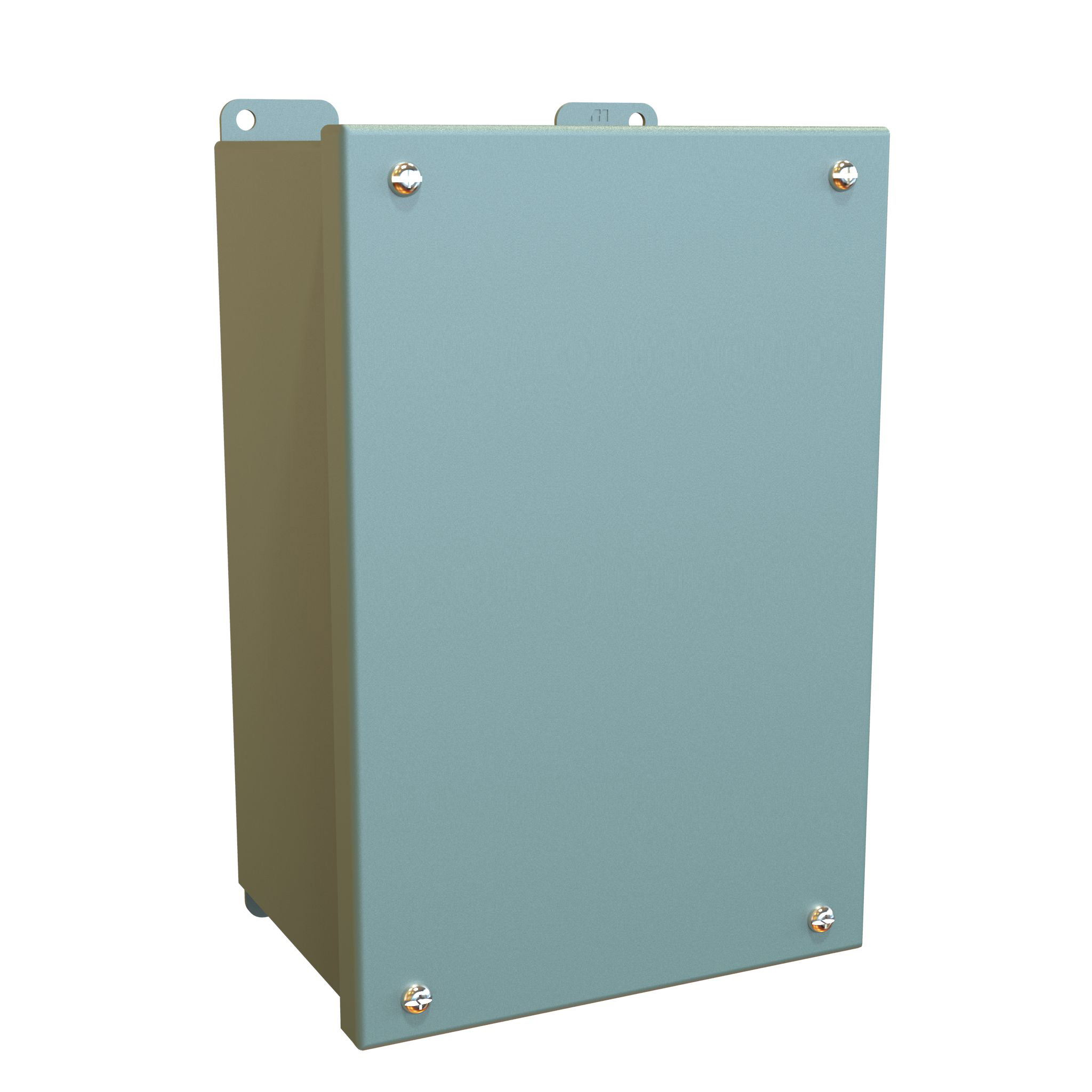 HAMMOND 1438H N12 JUNCTION BOX, LIFT-OFF COVER WITH SCREWS - EXTRA DEEP - 9.5" X 6.2" X 4.75" - STEEL/GRAY