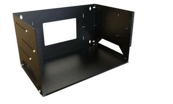 Adjustable Depth Wall-Mount Rack with Shelf (100 lb) (APBS Series ...