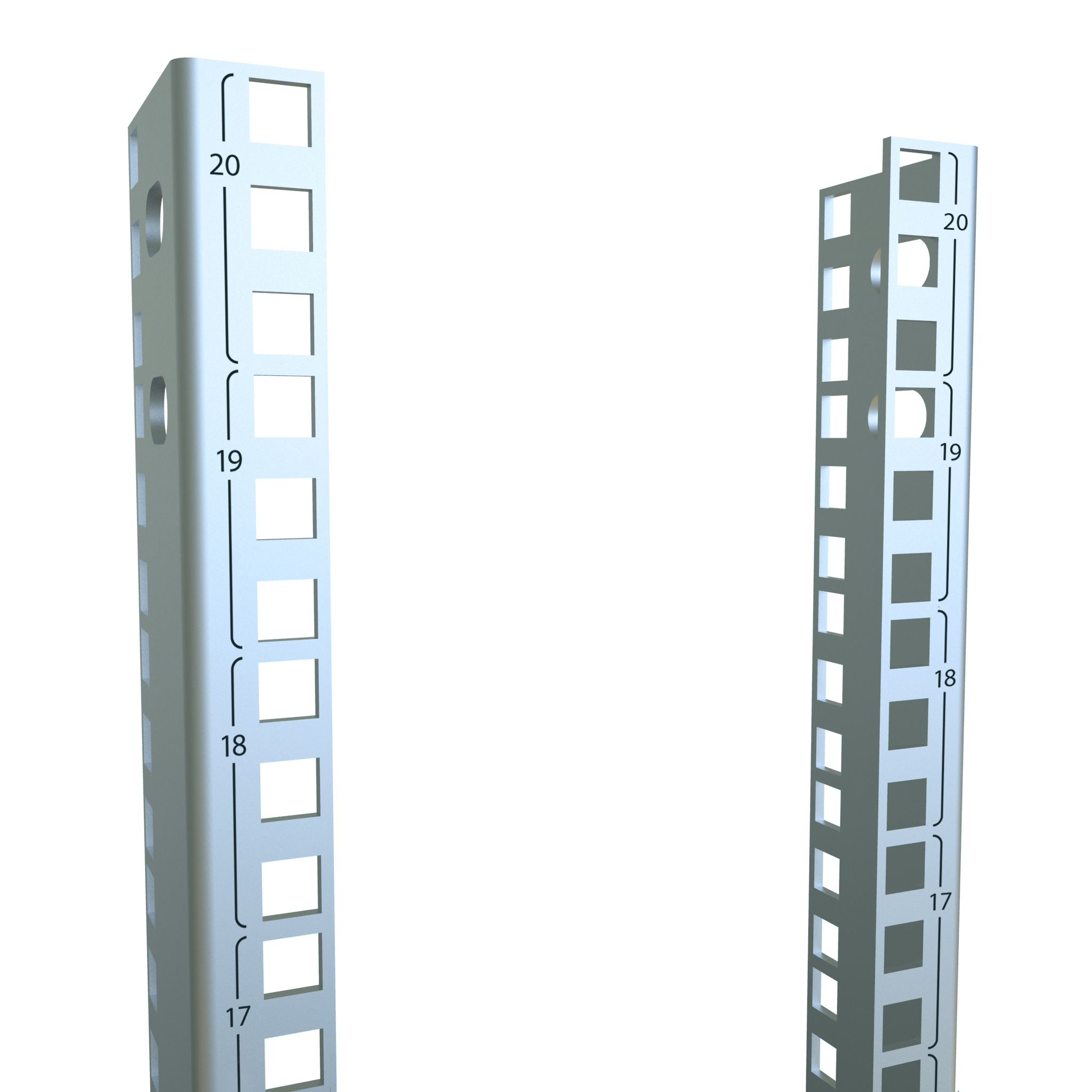 Mounting Rack Rails (CCR Series) - Hammond Mfg.