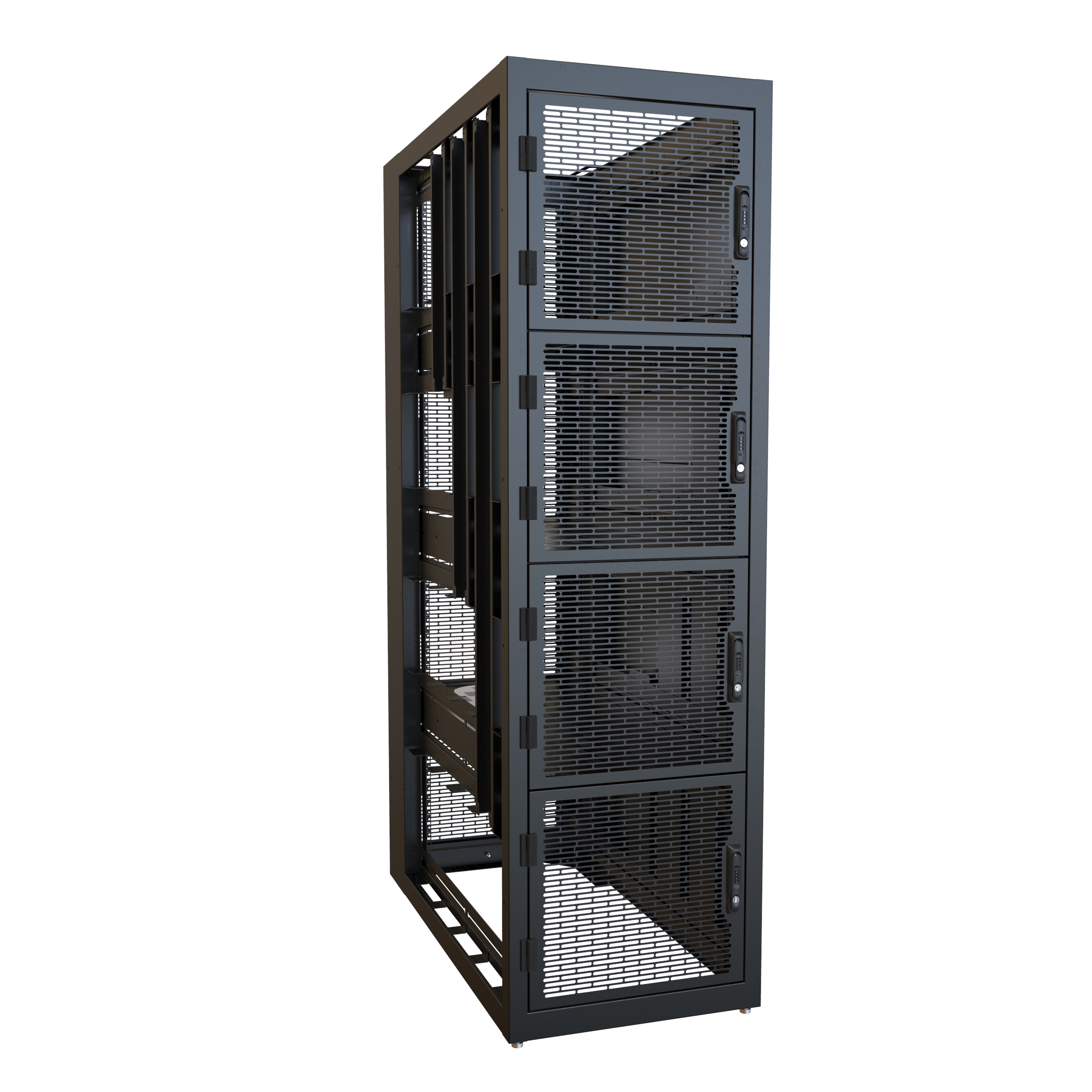 Colocation Server Rack Cabinet (3,000 lb) (CLC Series) - Hammond Mfg.
