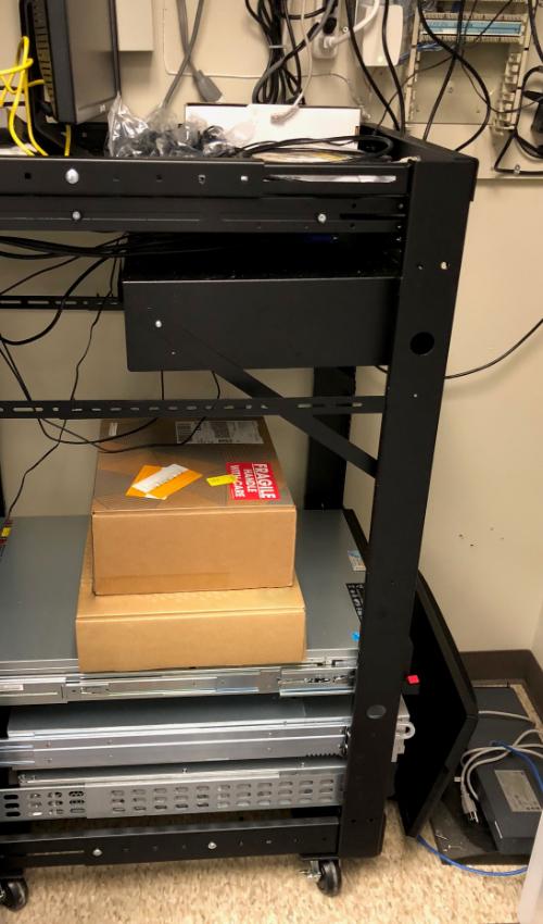 4-Post Open Frame Rack (2,000 lb Capacity) (DC4R Series) - Hammond Mfg.