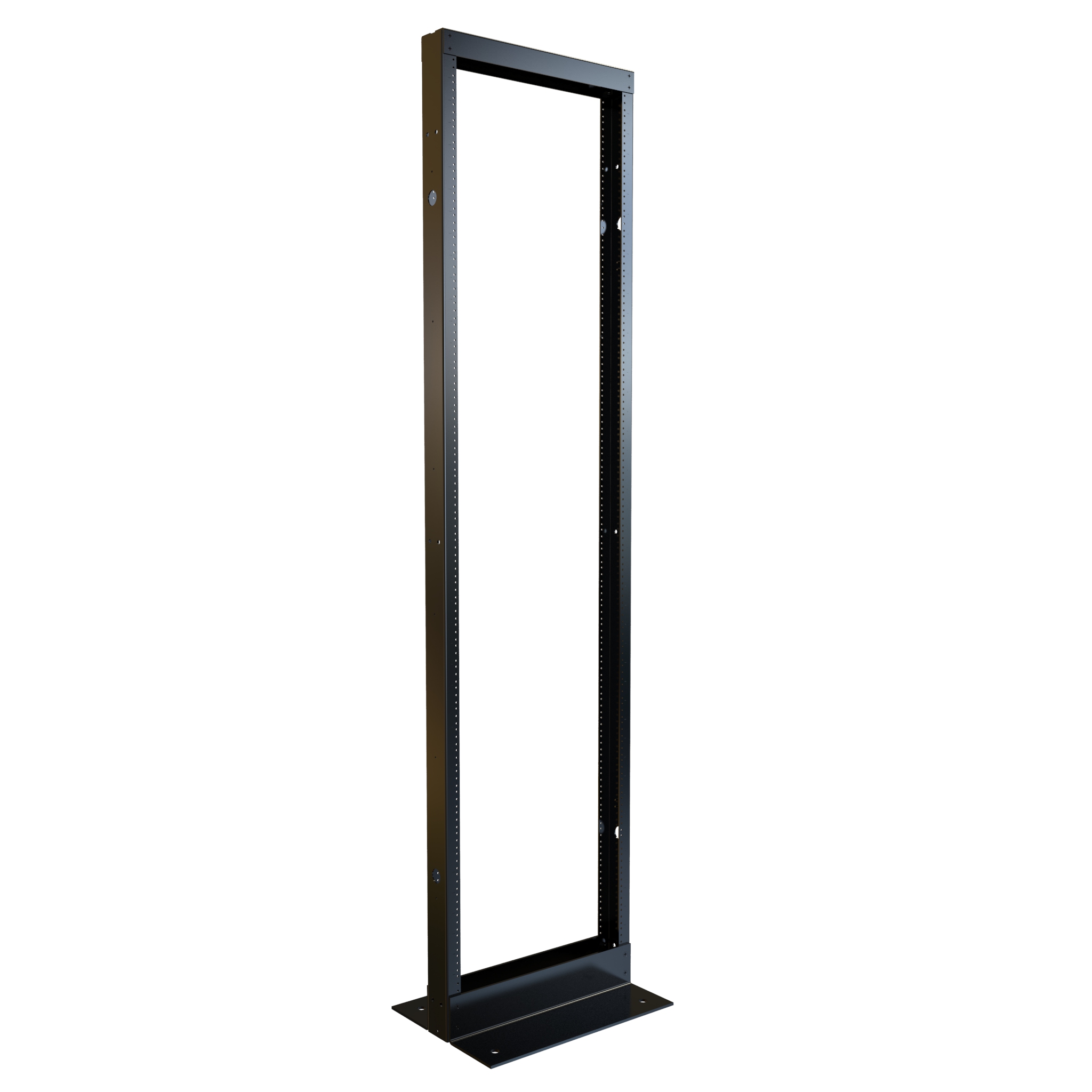 2-Post Open Frame Rack (DNRRHDKB Series) - Hammond Mfg.