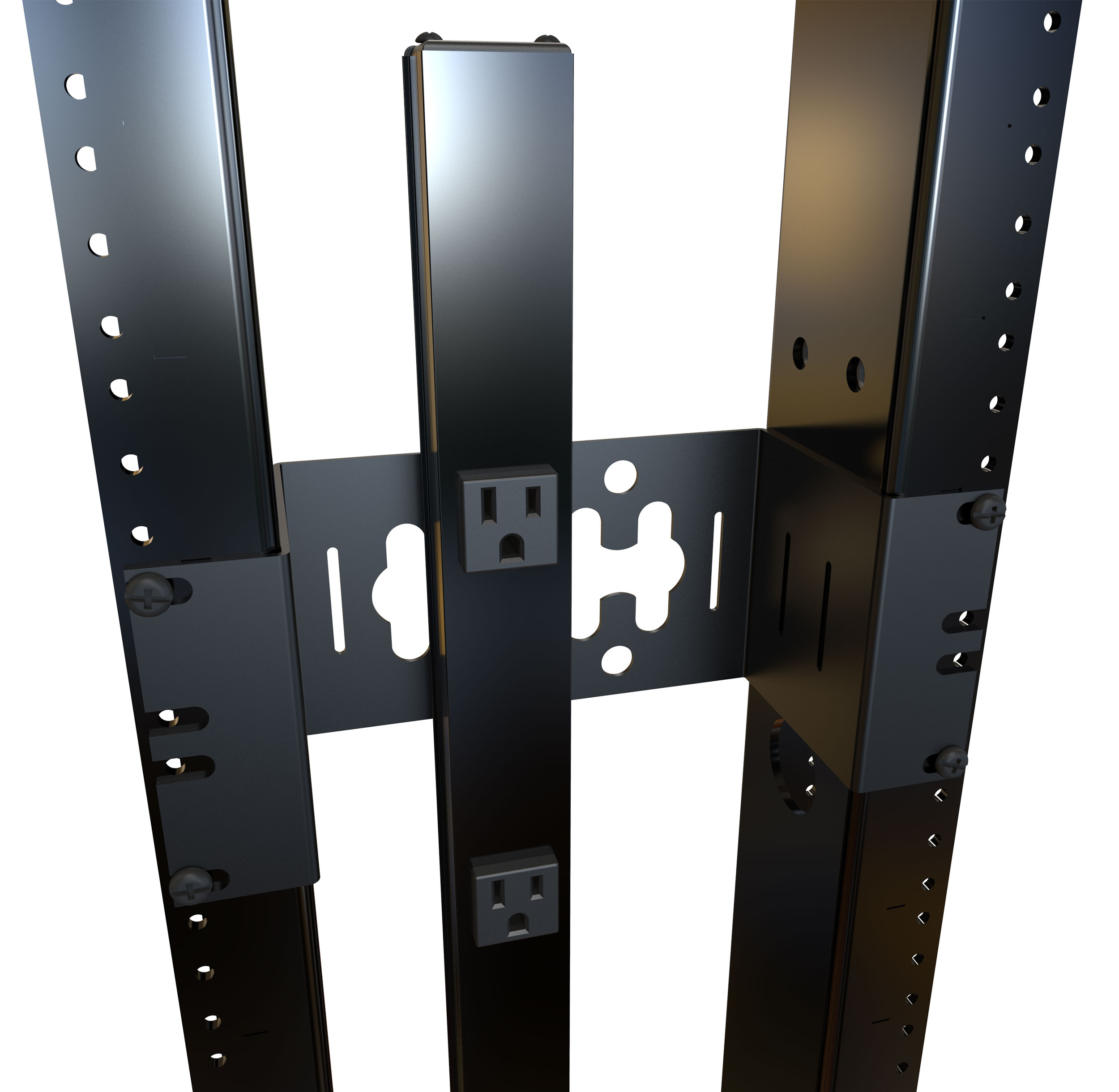 Vertical Manager Rack Spacer Bracket (RSB Series) - Hammond Mfg.